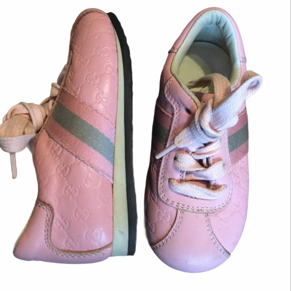GUCCI TODDLER PINK SNEAKERS